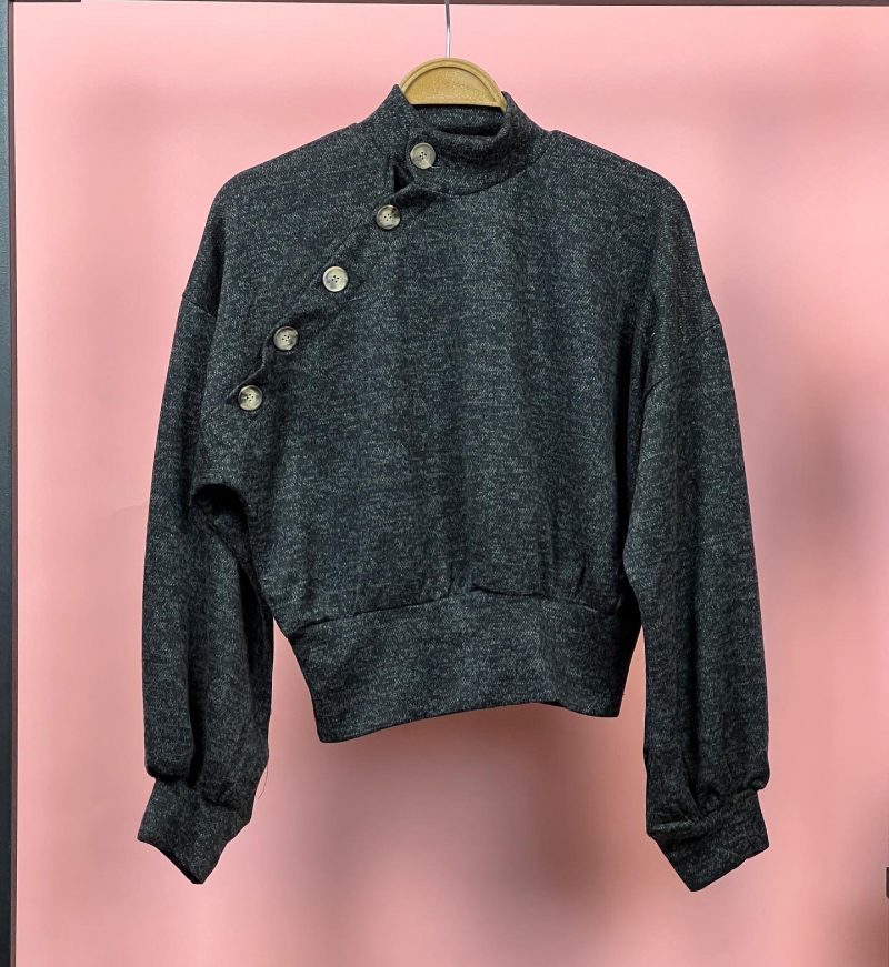 شومیز دکمه چوبی - Image 4