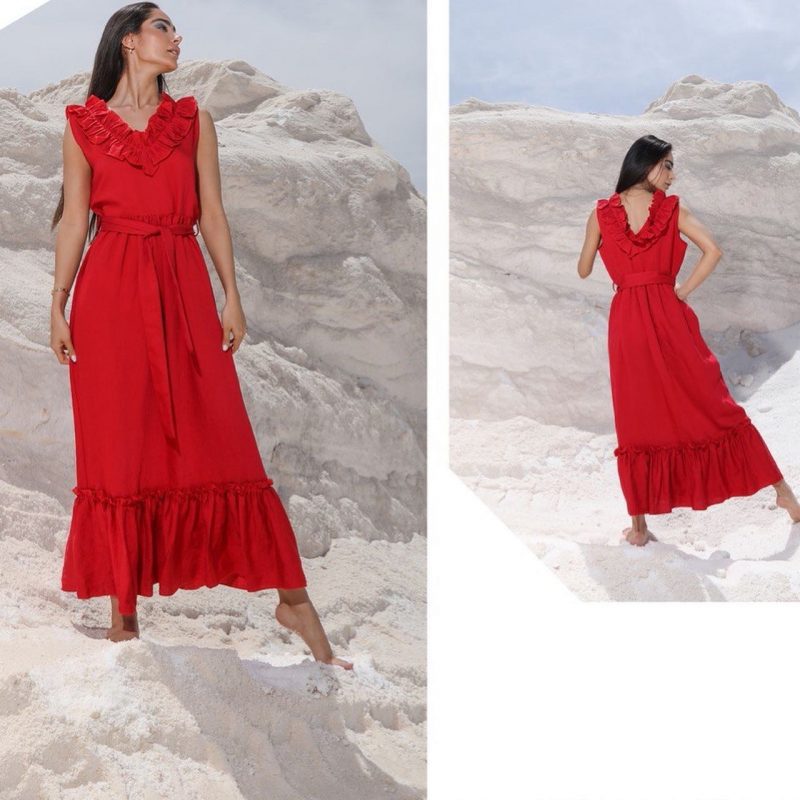 73D3F09E-2AD0-49A3-96D3-E9F7871245BC پیراهن ساحلی طرح پرنسس - Image 1