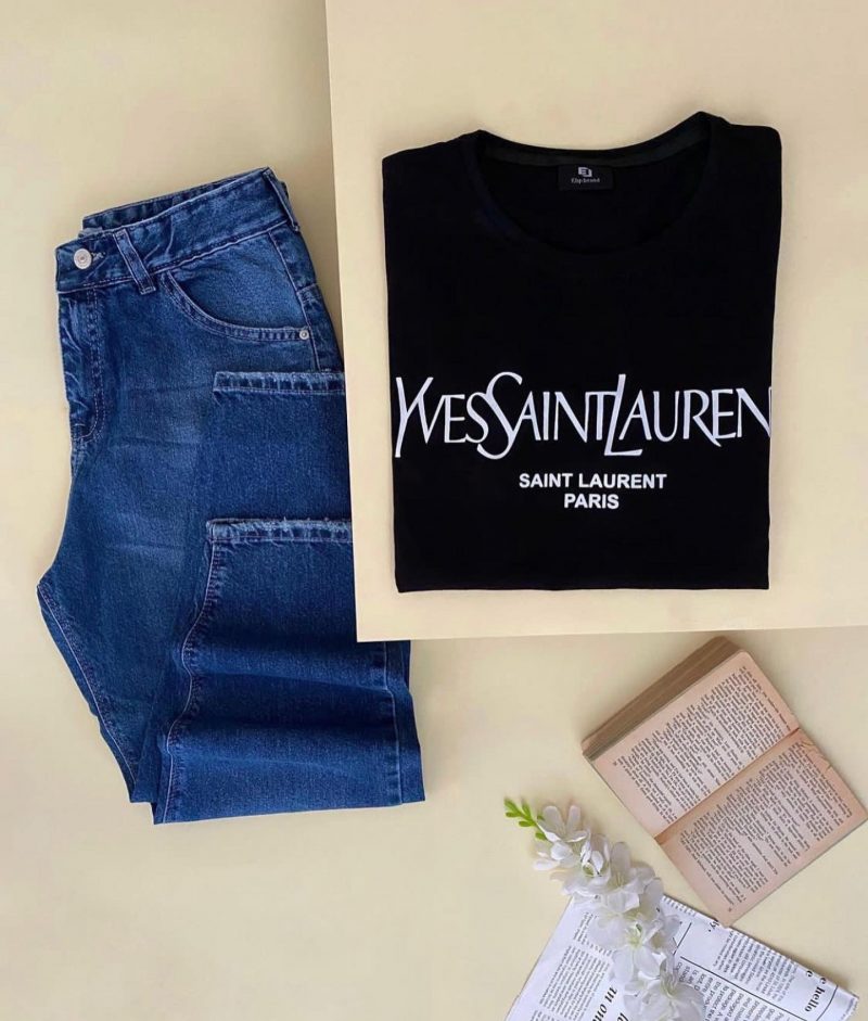 0968FC79-67C4-47E9-A2B0-6664E9886B9A تیشرت سن لورن - Image 1