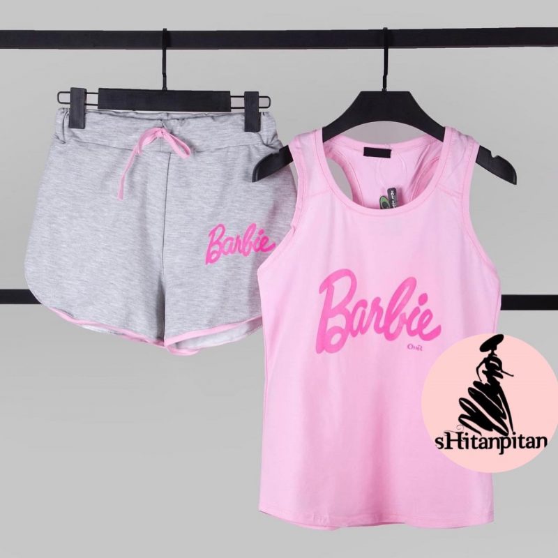 41993997-7E48-4D93-AAC1-C3CB42D941AD ست تاپ وشلوارک باربی - Image 1