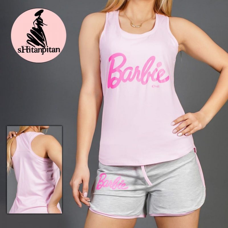 ست تاپ وشلوارک باربی - Image 2
