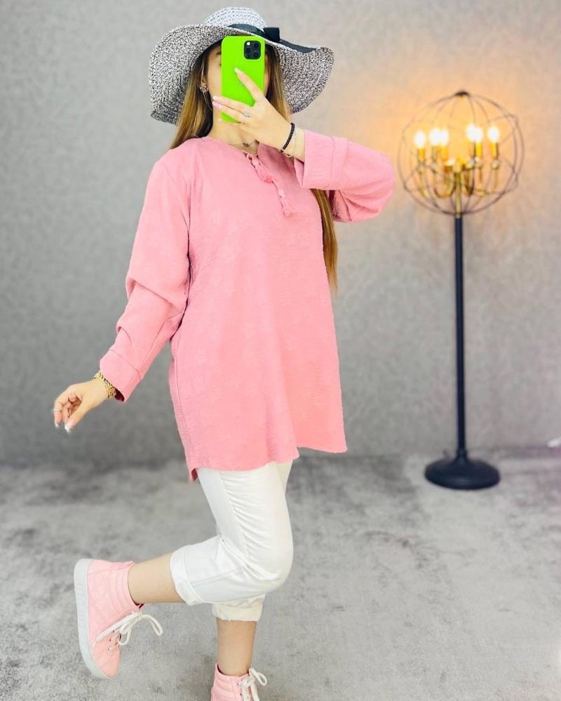 30C30AF9-6527-4769-81CB-1A8181FB1D6C شومیز مدل بابونه - Image 4