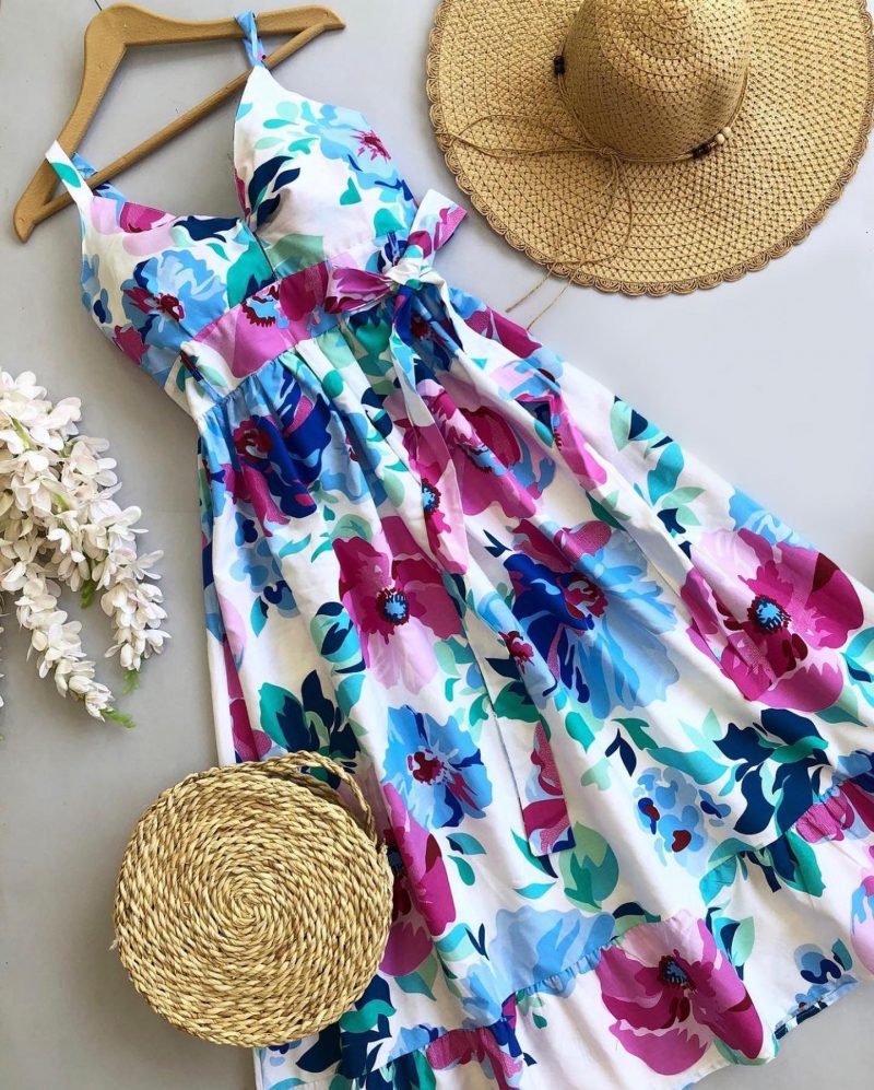 47232918-354D-4206-A9D7-9BFA4E10BD01 پیراهن ساحلی مدل گیسو صورتی - Image 1