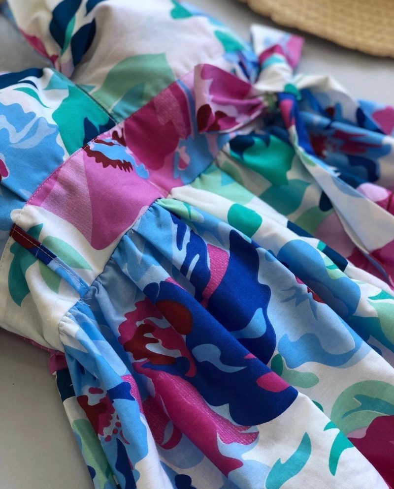 C53C6976-7CF4-4F49-A189-F93405EEB036 پیراهن ساحلی مدل گیسو صورتی - Image 2