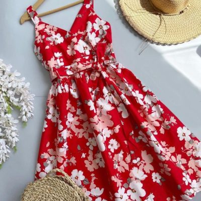 پیراهن عروسکی گلدار