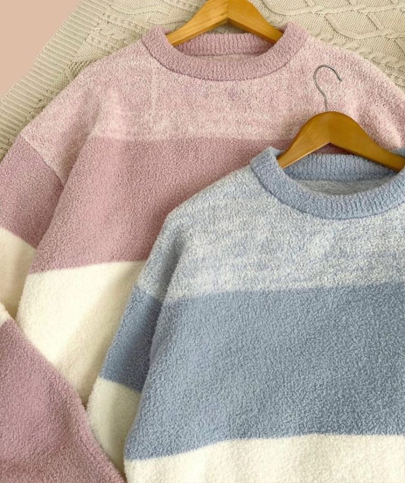 پلیور بافت حوله ای - Image 3