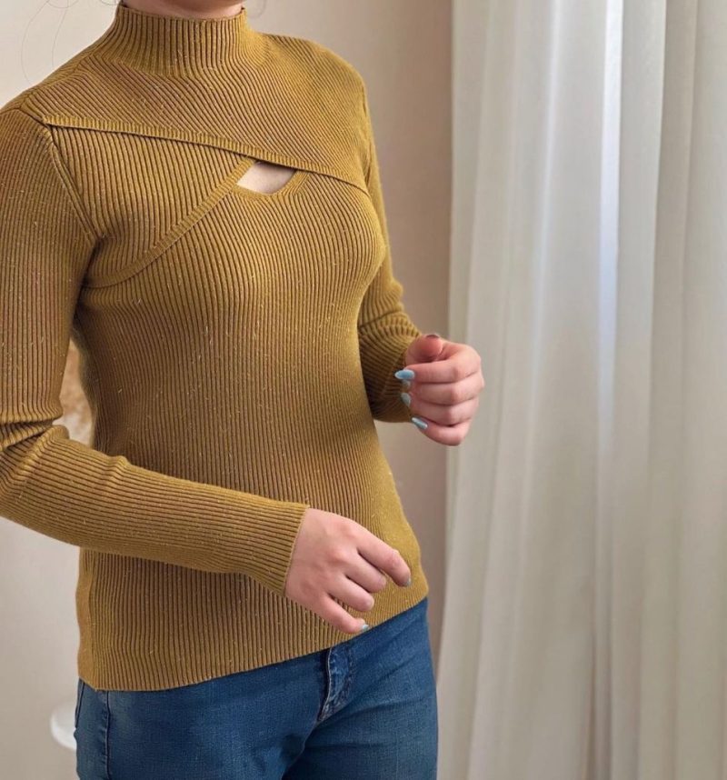 95888F0B-F07C-4B4B-AA19-896DD4B9D74C پلیور بافت لمه - Image 8