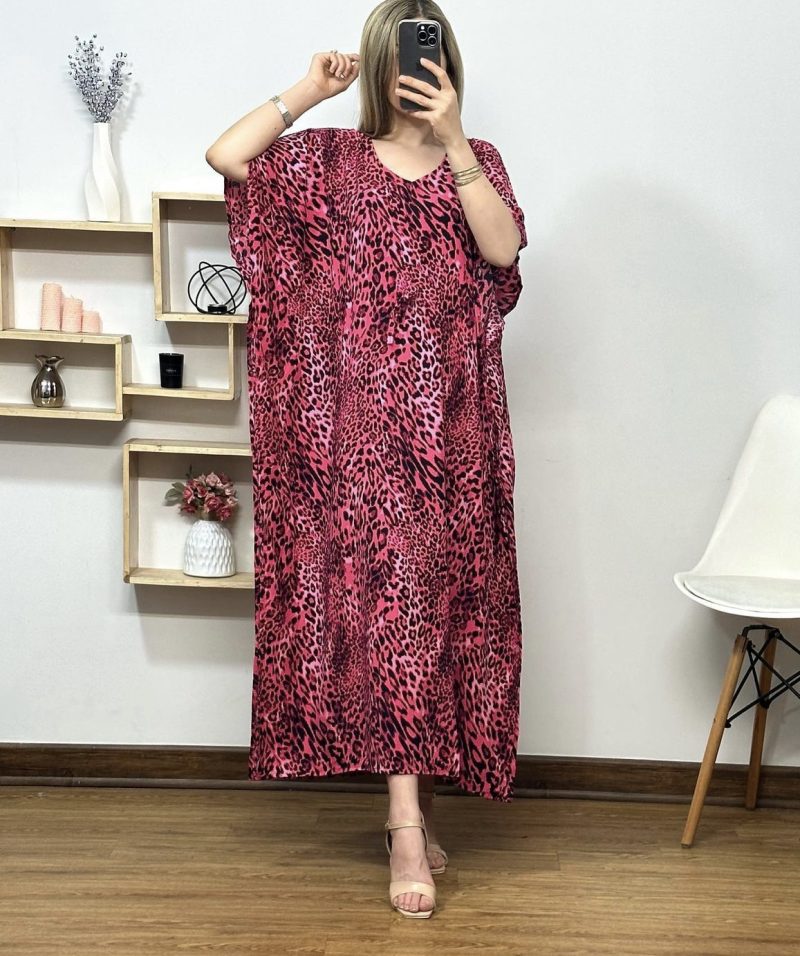 پیراهن ساحلی پلنگی - Image 5