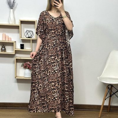 پیراهن ساحلی پلنگی