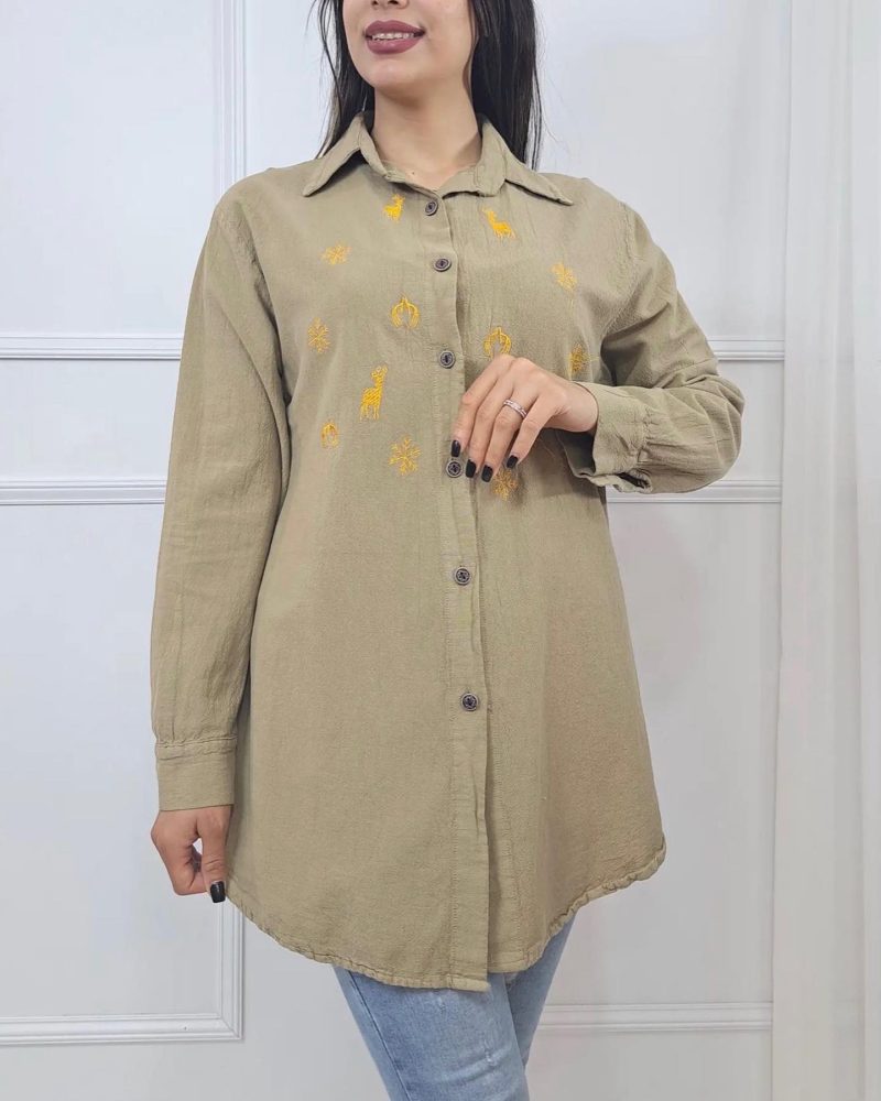 DAA439E7-09F8-41B7-AB94-22935D022D04 شومیز مانتویی گوزن - Image 7