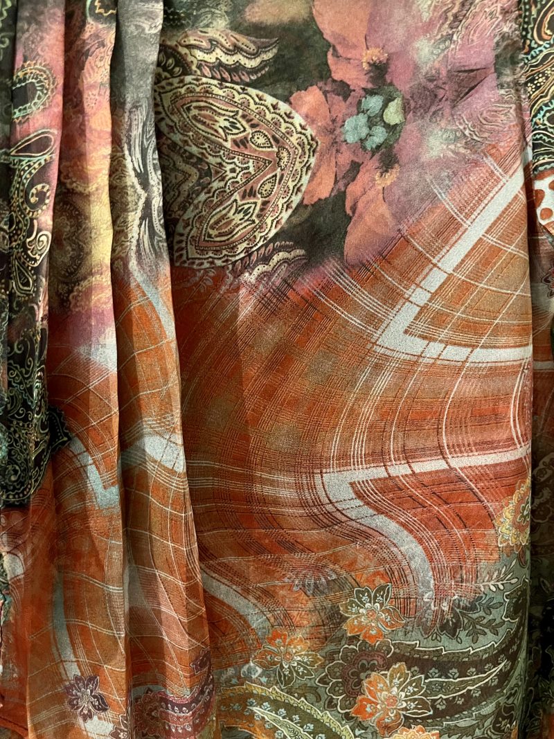 IMG_7734 شومیز حریر دوگل - Image 3