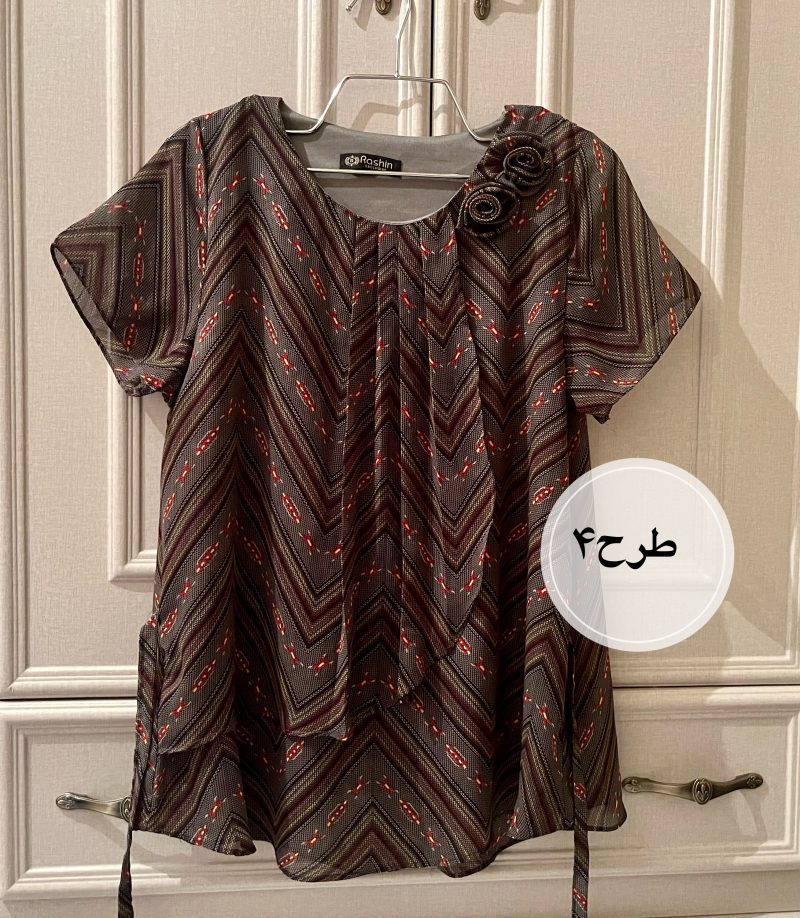 phonto شومیز حریر دوگل - Image 11