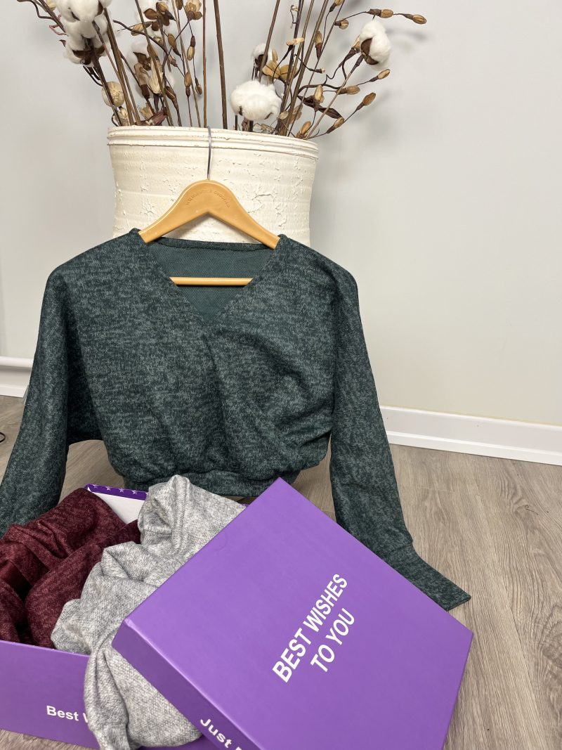 شومیز  کراپ موهر - Image 5