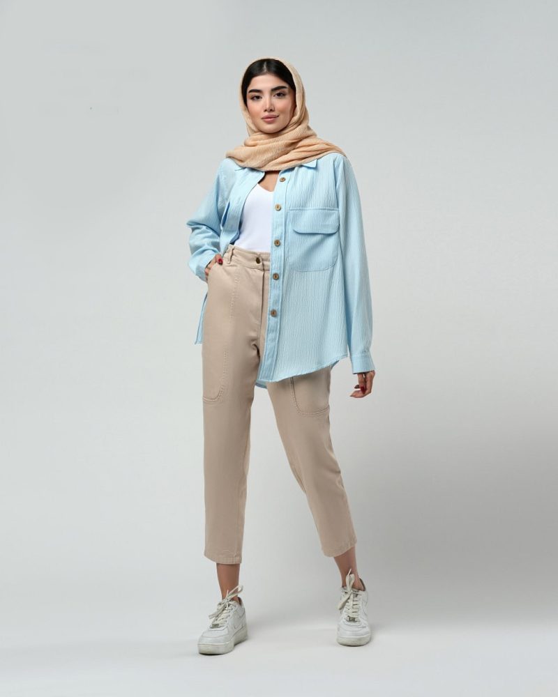 Facetune_31-01-2024-14-32-42 شومیز مانتویی کریسپو - Image 2