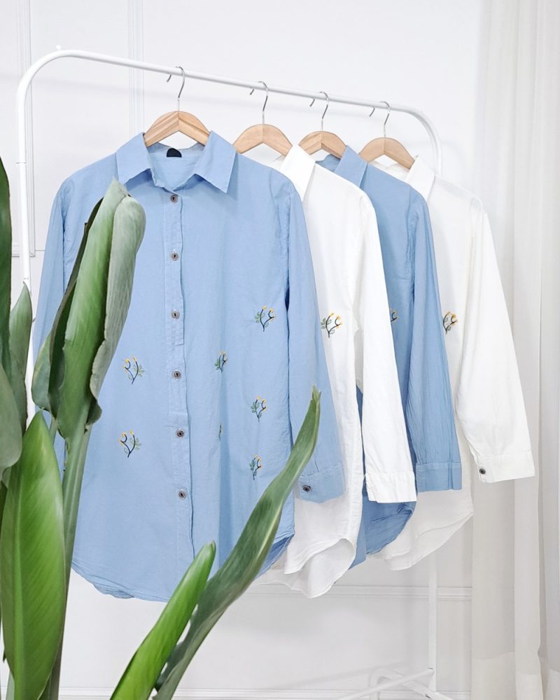 IMG_0132 شومیز لینن گلبهار - Image 2