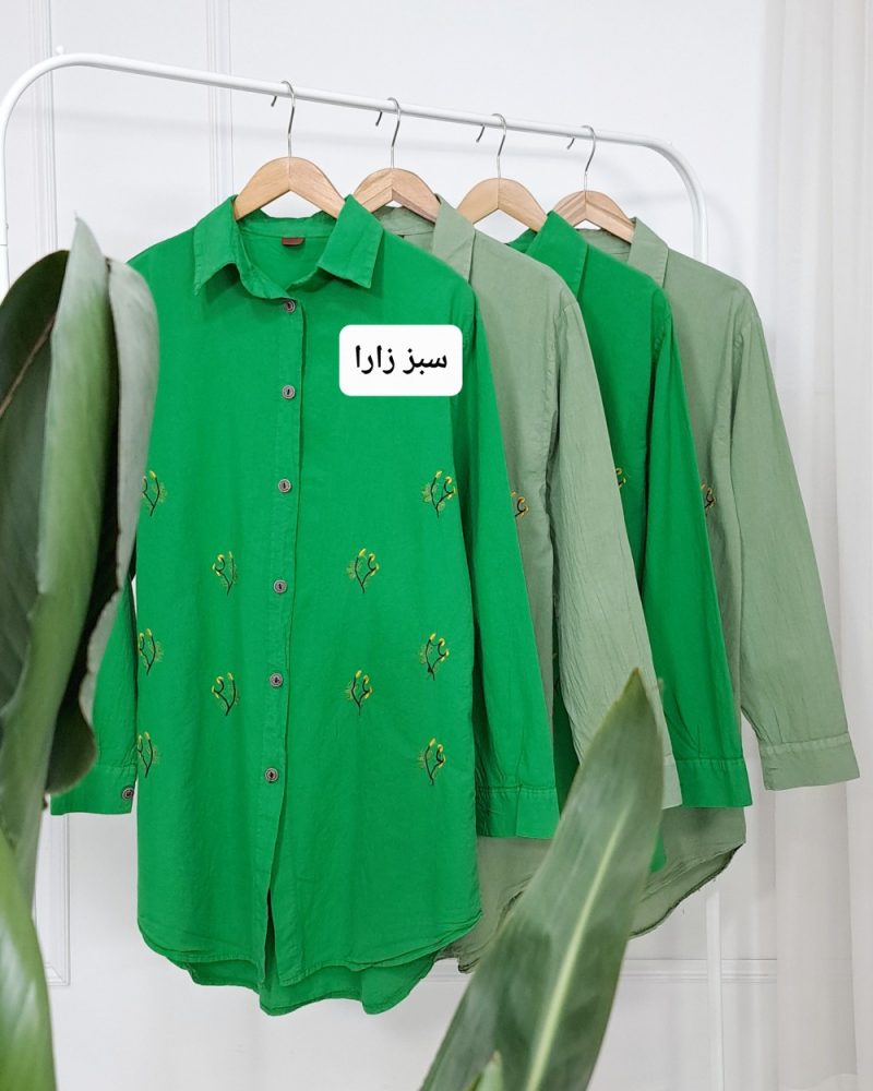 IMG_0133 شومیز لینن گلبهار - Image 3