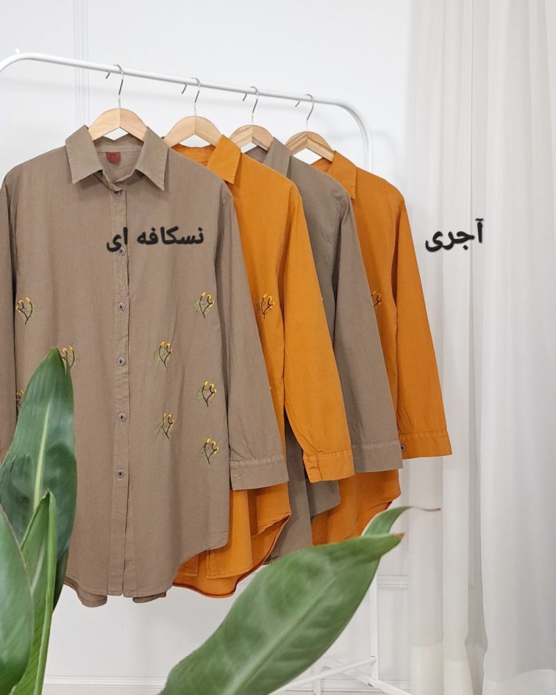 IMG_0134 شومیز لینن گلبهار - Image 4