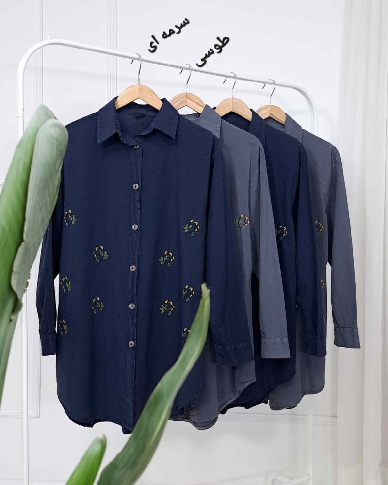 IMG_0136 شومیز لینن گلبهار - Image 6