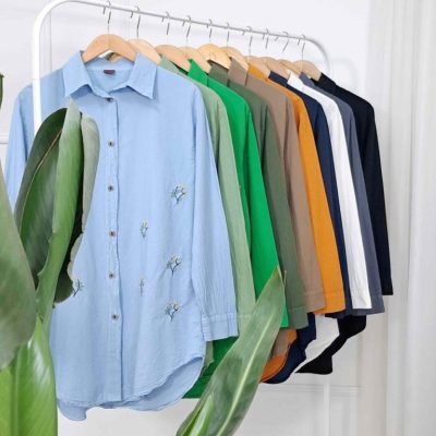 شومیز لینن گلبهار