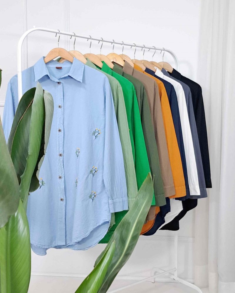 IMG_0137 شومیز لینن گلبهار - Image 1