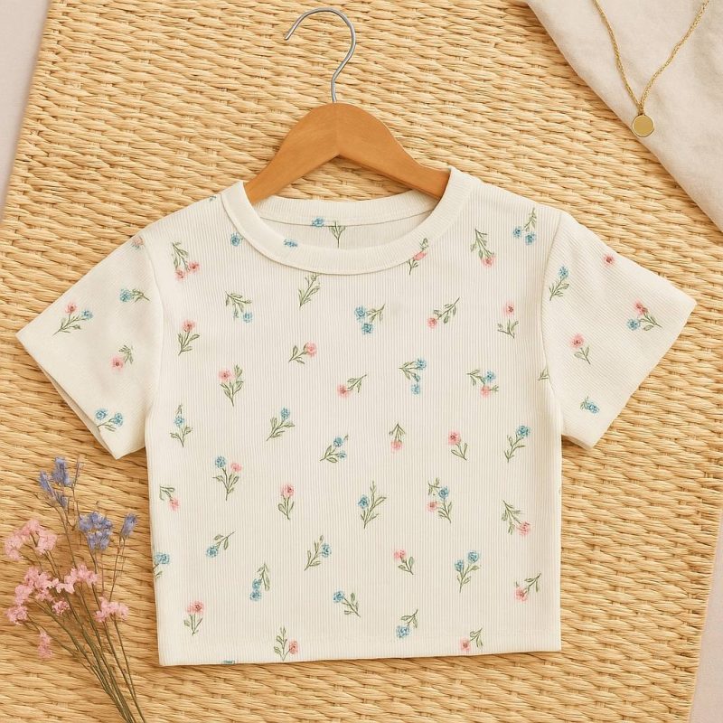 تیشرت کراپ ملوس ۲ - Image 13