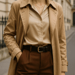 شومیز ساتن ترک