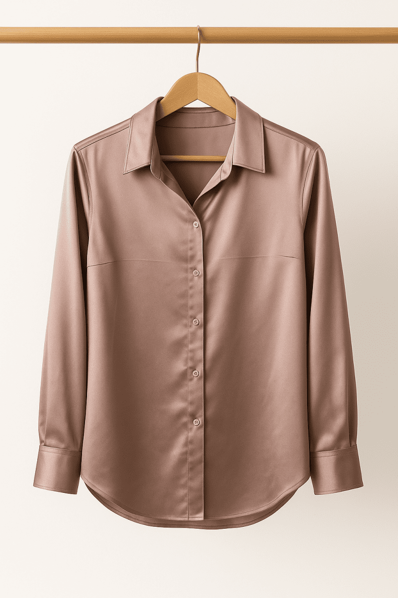 شومیز ساتن ترک - Image 9