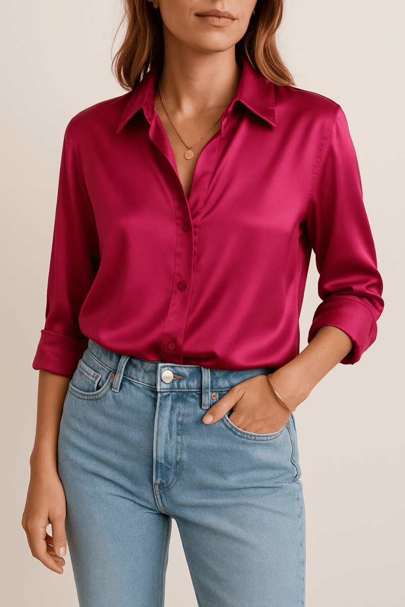 شومیز ساتن ترک - Image 2