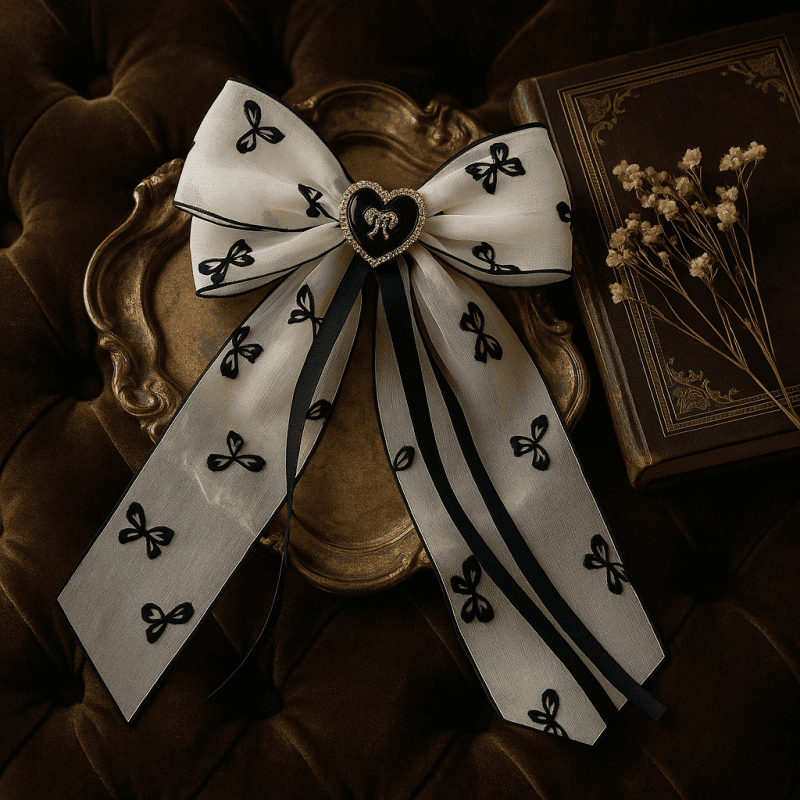 BEB9E72D-B640-4D1E-ABF2-242B1E29F9D5 گیره پاپیون بلک وایت - Image 1