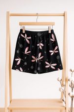 شلوارک مخمل صورتی - Image 2