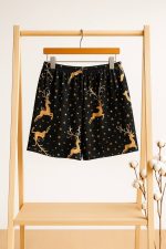 شلوارک مخمل صورتی - Image 5