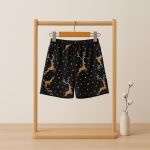 شلوارک مخمل صورتی - Image 7