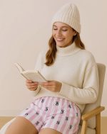 شلوارک مخمل صورتی - Image 11