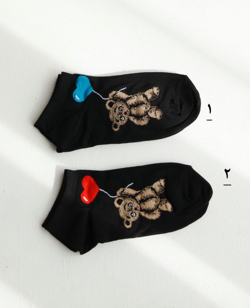 جوراب قلب تدی - Image 3