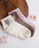 جوراب قلب پلنگی