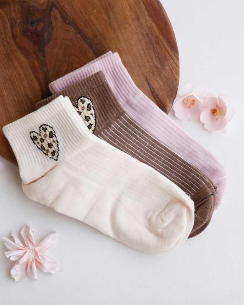 جوراب قلب پلنگی - Image 1