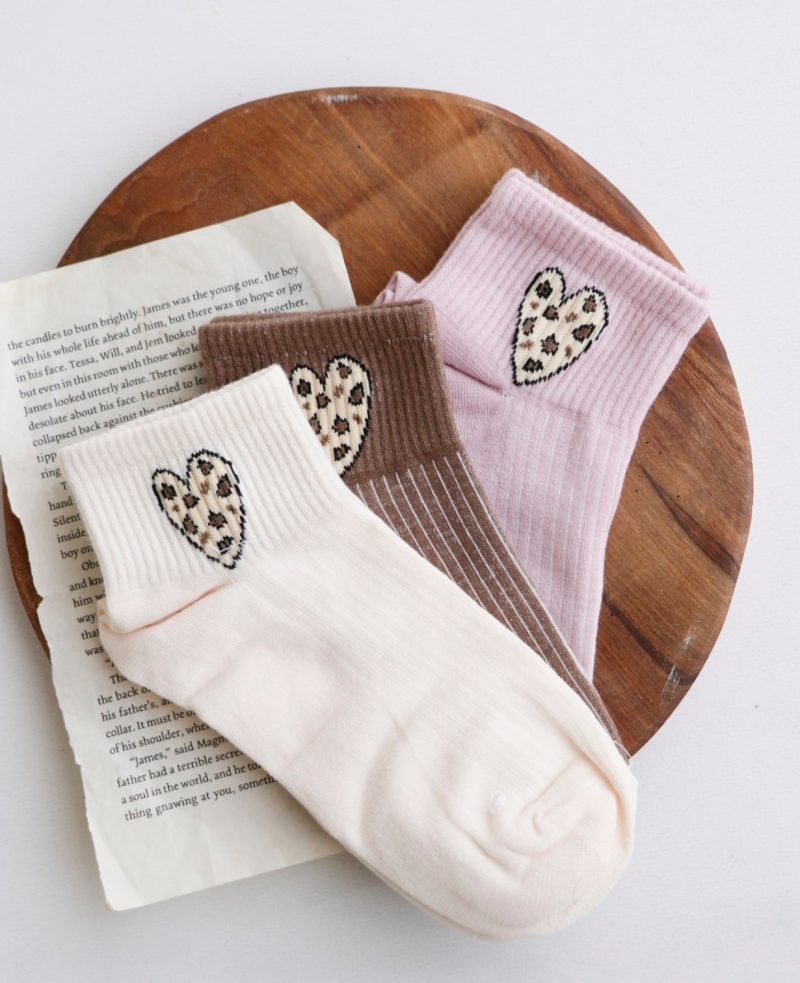 جوراب قلب پلنگی - Image 2