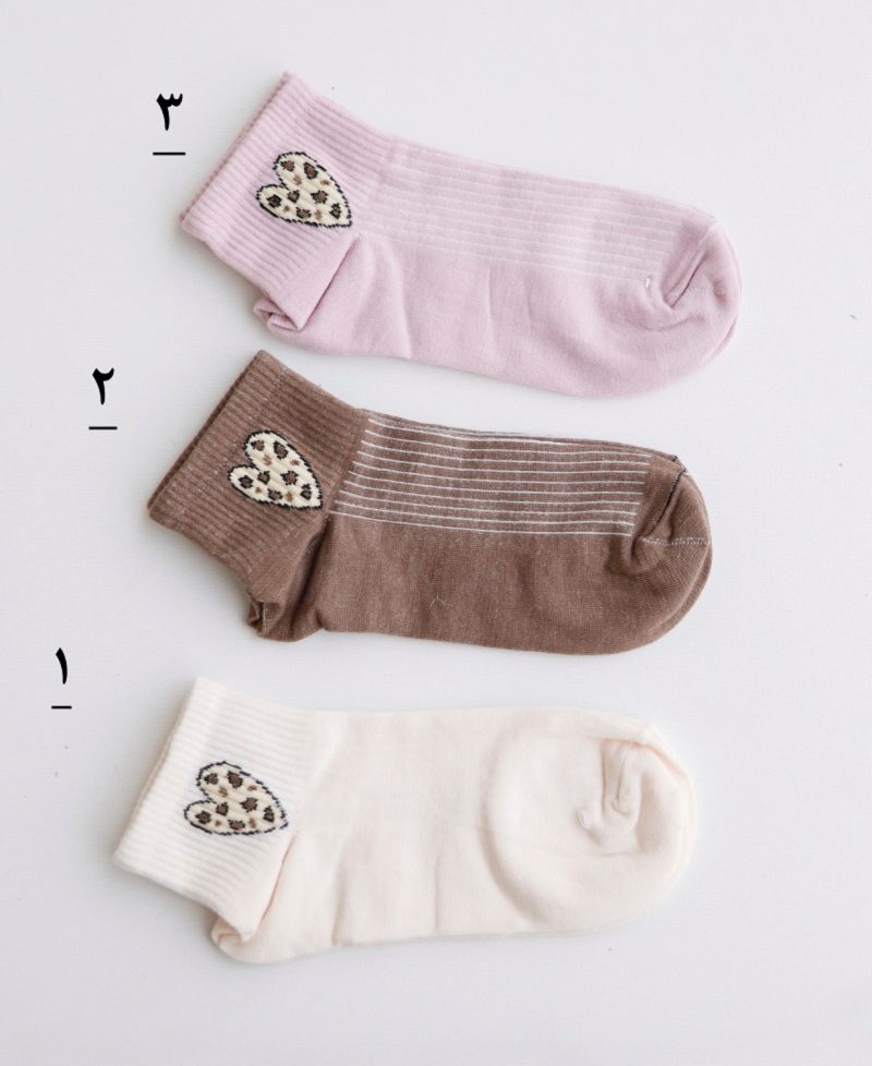 جوراب قلب پلنگی - Image 4