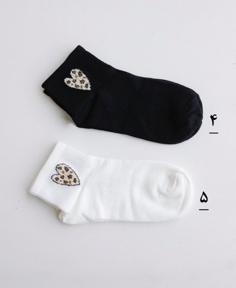 جوراب قلب پلنگی - Image 5