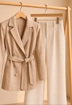 ترنچ کت nude - Image 3