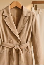 ترنچ کت nude - Image 4