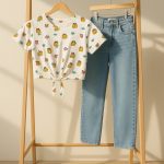 تیشرت جلو گره ای