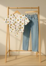 تیشرت جلو گره ای - Image 2