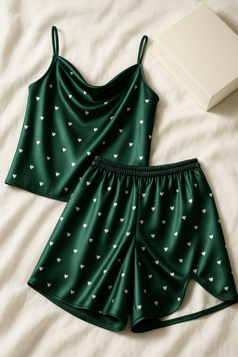 ست ساتن سبز - Image 4