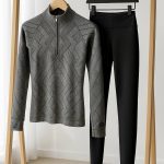 بلوز بافت یقه اسکی