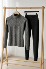 بلوز بافت یقه اسکی