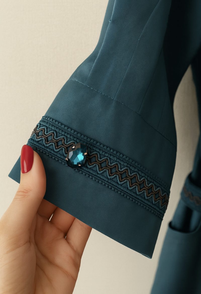 ترنچ کت کلاسیک ساتن - Image 4