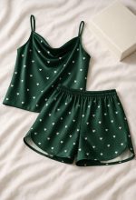 ست ساتن سبز - Image 3