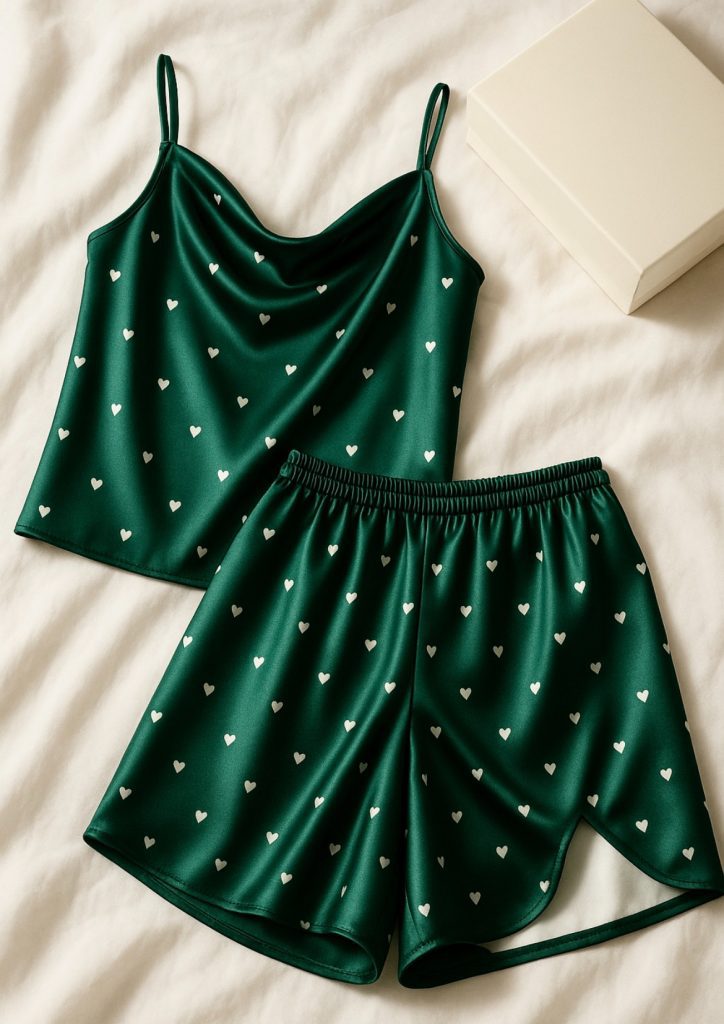 IMG_1707 ست ساتن سبز - Image 1