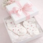 جوراب گل ریز صورتی